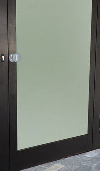 Pomolo fisso per porta SAGUATTI 175/50AB in alluminio argento lucido