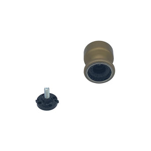 Pomolo fisso per porta SAGUATTI 175/50GB in alluminio bronzo satinato