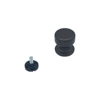 Pomolo fisso per porta SAGUATTI 175/50IB in alluminio marrone opaco