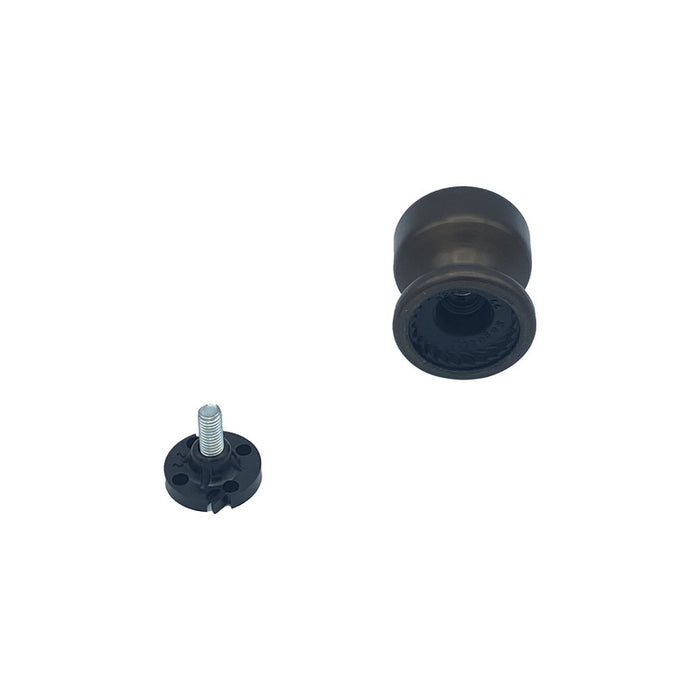 Pomolo fisso per porta SAGUATTI 175/50IB in alluminio marrone opaco