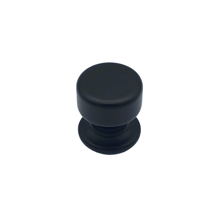 Pomolo fisso per porta SAGUATTI 175/50ZB in alluminio nero opaco