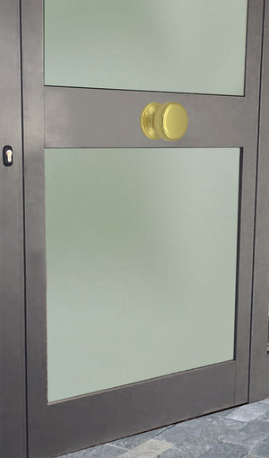 Pomolo fisso per porta SAGUATTI 175/70BB in alluminio oro lucido