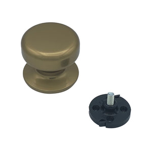 Pomolo fisso per porta SAGUATTI 175/70CB in alluminio bronzo lucido