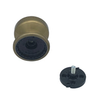 Pomolo fisso per porta SAGUATTI 175/70CB in alluminio bronzo lucido