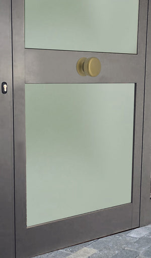 Pomolo fisso per porta SAGUATTI 175/70GB in alluminio bronzo satinato