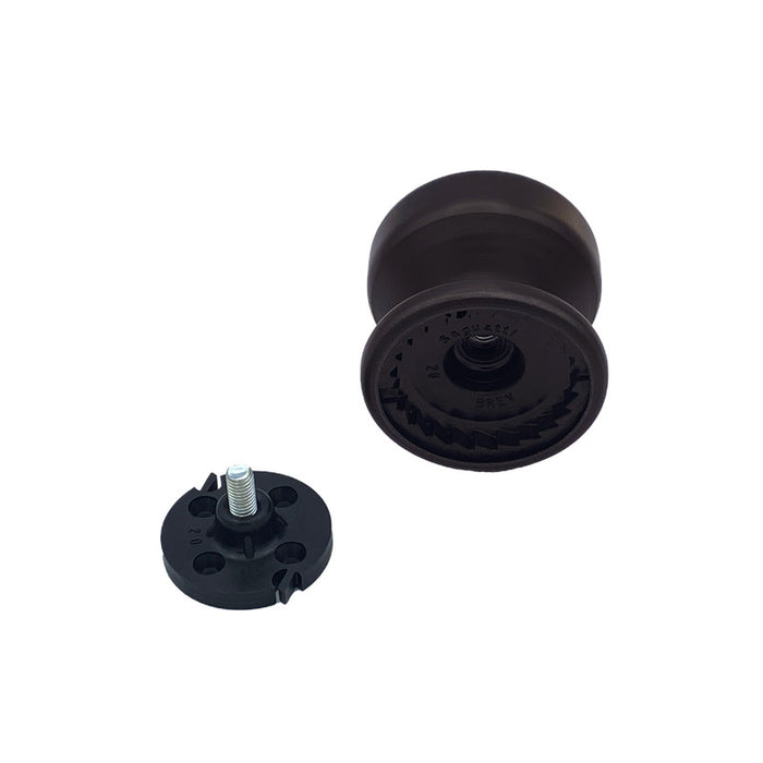 Pomolo fisso per porta SAGUATTI 175/70IB in alluminio marrone opaco