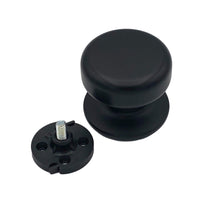 Pomolo fisso per porta SAGUATTI 175/70ZB in alluminio marrone opaco