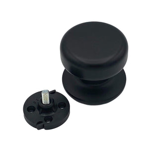 Pomolo fisso per porta SAGUATTI 175/70ZB in alluminio marrone opaco