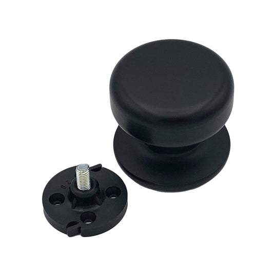 Pomolo fisso per porta SAGUATTI 175/70ZB in alluminio marrone opaco