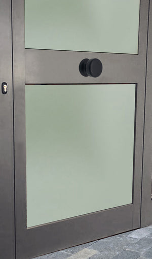 Pomolo fisso per porta SAGUATTI 175/70ZB in alluminio marrone opaco