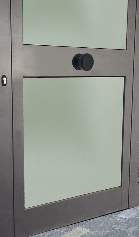 Pomolo fisso per porta SAGUATTI 175/70ZB in alluminio marrone opaco