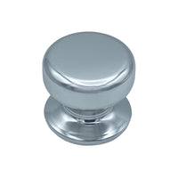 Pomolo fisso per porta SAGUATTI 175/70AB in alluminio argento lucido