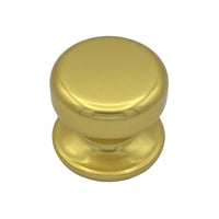 Pomolo fisso per porta SAGUATTI 175/70BB in alluminio oro lucido