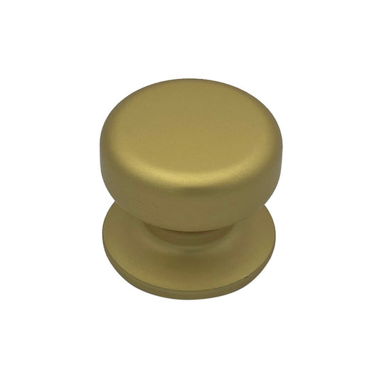 Pomolo fisso per porta SAGUATTI 175/70FB in alluminio oro satinato