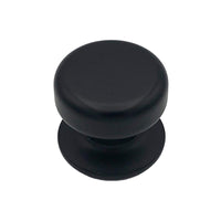 Pomolo fisso per porta SAGUATTI 175/70ZB in alluminio marrone opaco