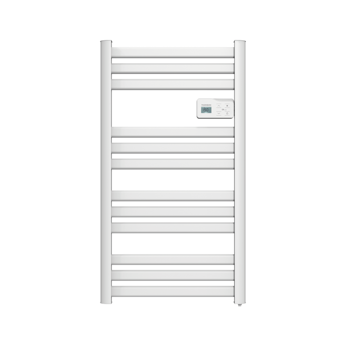 Scaldasalviette elettrico Thomson senza fluido, connesso al WiFi, con ventola da 500W, cosmo