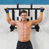 BARRA TRAZIONI MURO IN ACCIAIO CON IMBOTTITURE ANTISCIVOLO CARICO MASSIMO120 KG