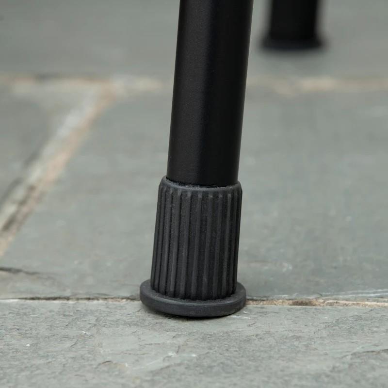 BARBECUE A CARBONELLA CON 2 GRIGLIE E CESTINI LATERALI, 94X39X70CM, NERO