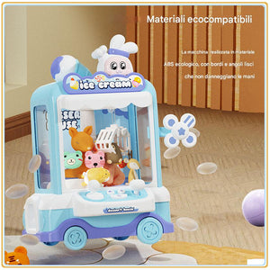 Distributore di Giocattoli Artiglio con Gancio per Bambini Giocattolo con Peluche