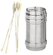 Shaker di Pepe e Sale con Fusto Riscaldabile - Coperchio Rimovibile - Facile da Utilizzare - Piccoli Fori - Cucina e Spezie - Dimensioni S 4 cm x 8 cm - Shaker di Spezie