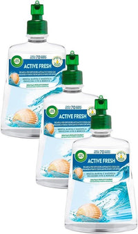 AIR WICK SET DA 3  DEODORANTE ACTIVE FRESH 228 ML RICARICA BREZZA MARINA