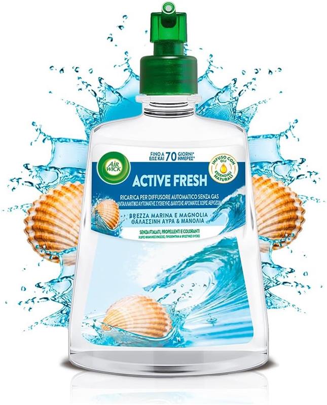 AIR WICK DEODORANTE ACTIVE FRESH 228 ML RICARICA BREZZA MARINA