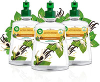 AIR WICK SET DA 3 DEODORANTE ACTIVE FRESH 228 ML RICARICA VANIGLIA E CAPRIFOGLIO