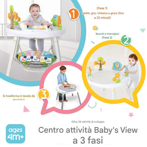 Centro Attività per Bambini e Neonati 3in1 Seduta Giocattoli e Tastiera Musicale
