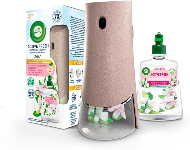 AIR WICK DEODORANTE AMBIENTE ELETTRICO COMPLETO BOUQUET DI GELSOMINI FORMATO DA 228ML