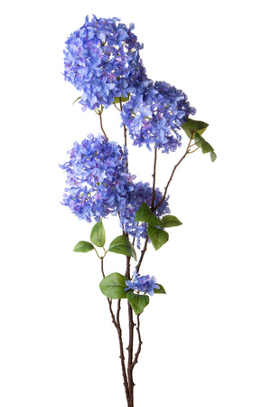 Set 2 Rami Artificiali Ortensia 110 cm per 6 Fiori