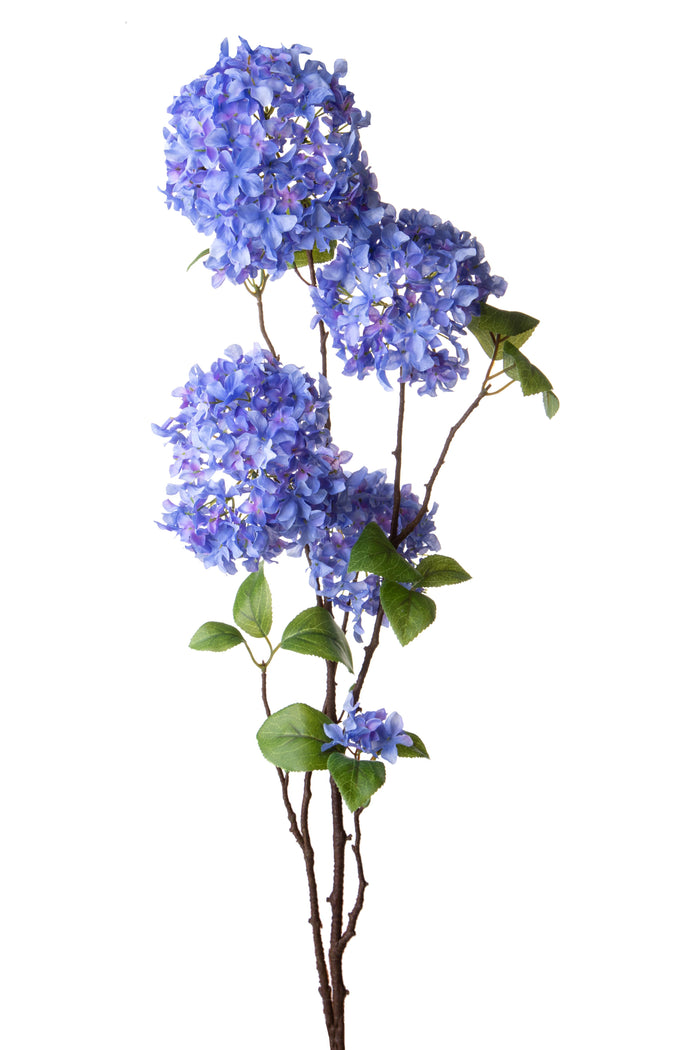 Set 2 Rami Artificiali Ortensia 110 cm per 6 Fiori