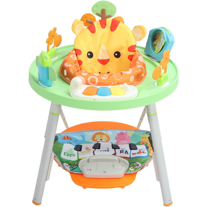 Centro Attività per Bambini e Neonati 3in1 con Seduta Giochi e Tastiera Musicale