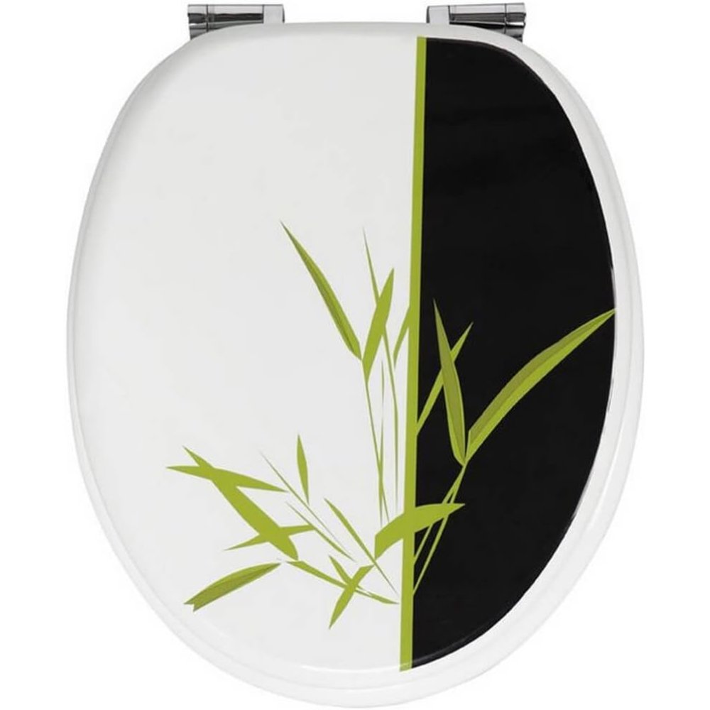 Allibert 813952 - sedile copri wc con cerniera in metallographic