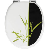 Allibert 813952 - sedile copri wc con cerniera in metallographic