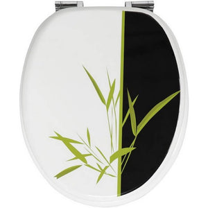 Allibert 813952 - sedile copri wc con cerniera in metallographic