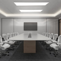 ZMH Lampada da soffitto LED di design da 120 cm con dimmer e telecomando per illuminazione interna