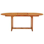 Tavolo da Giardino | Tavolino da esterno 200x100x75 cm in Legno Massello di Eucalipto