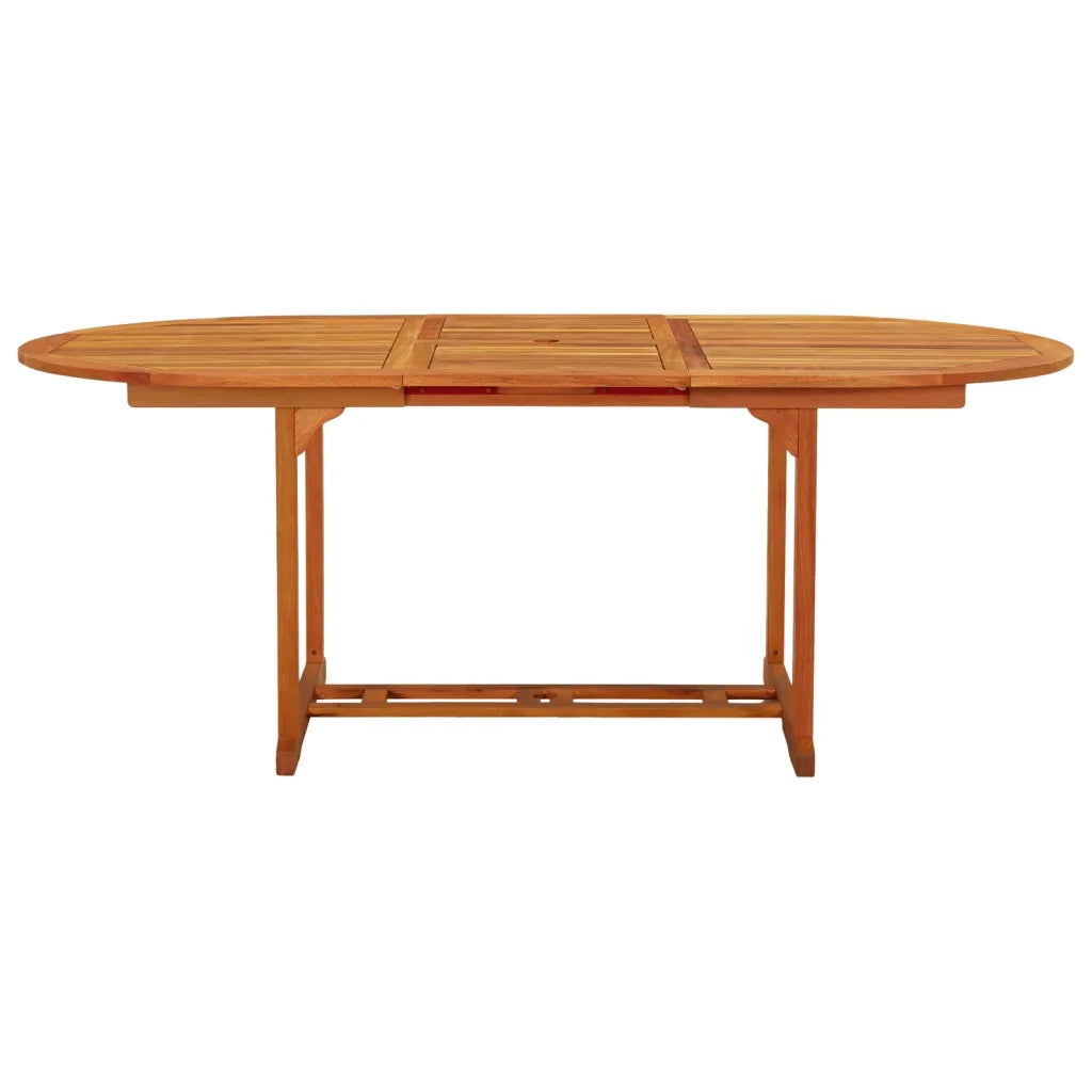 Tavolo da Giardino | Tavolino da esterno 200x100x75 cm in Legno Massello di Eucalipto