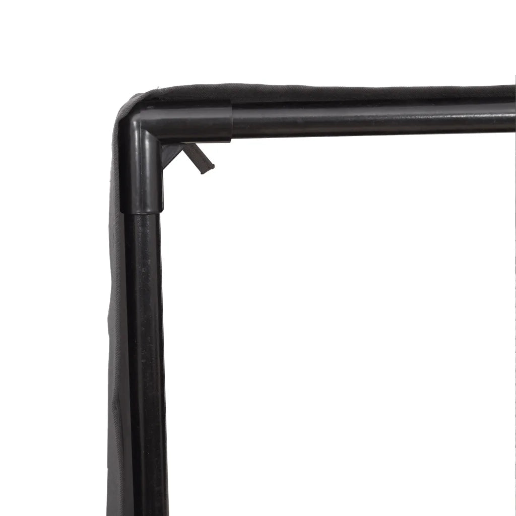 Lettino Prendisole Tetto e Tende Grigio Chiaro in Polyrattan 4002760