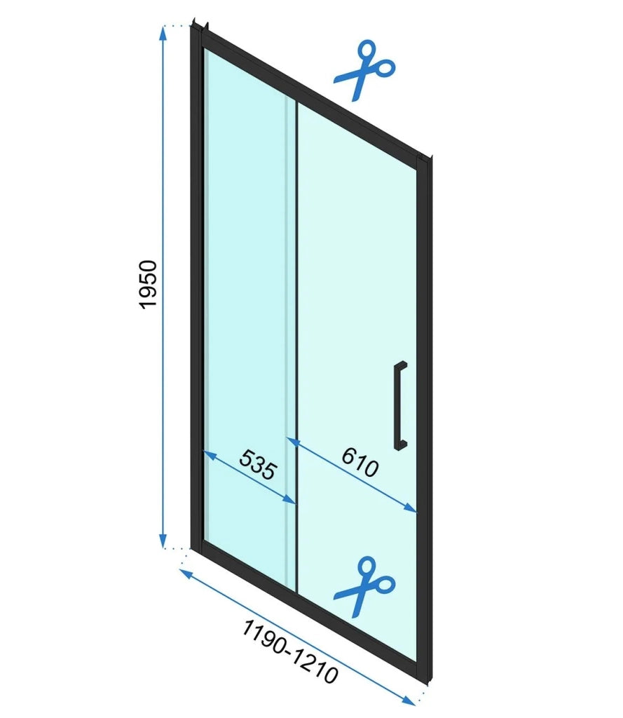 Cabina Doccia Rapid Slide Chrom 130x80