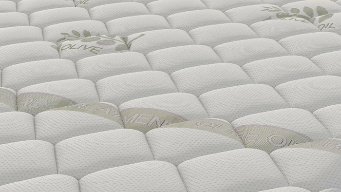 Materasso Singolo in Memory e Molle 80x190 cm Oil H25 Valiani Isabel