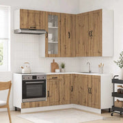 Unità Cucina LUCCA 8 pz Rovere Artigianale Legno ingegnerizzato 3438410