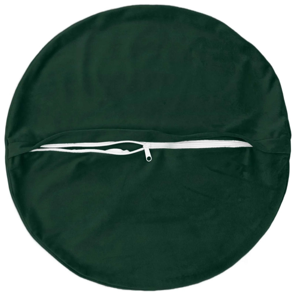Cuscino con cuscino HEERLEN 2 pz Verde Scuro Velluto 928695