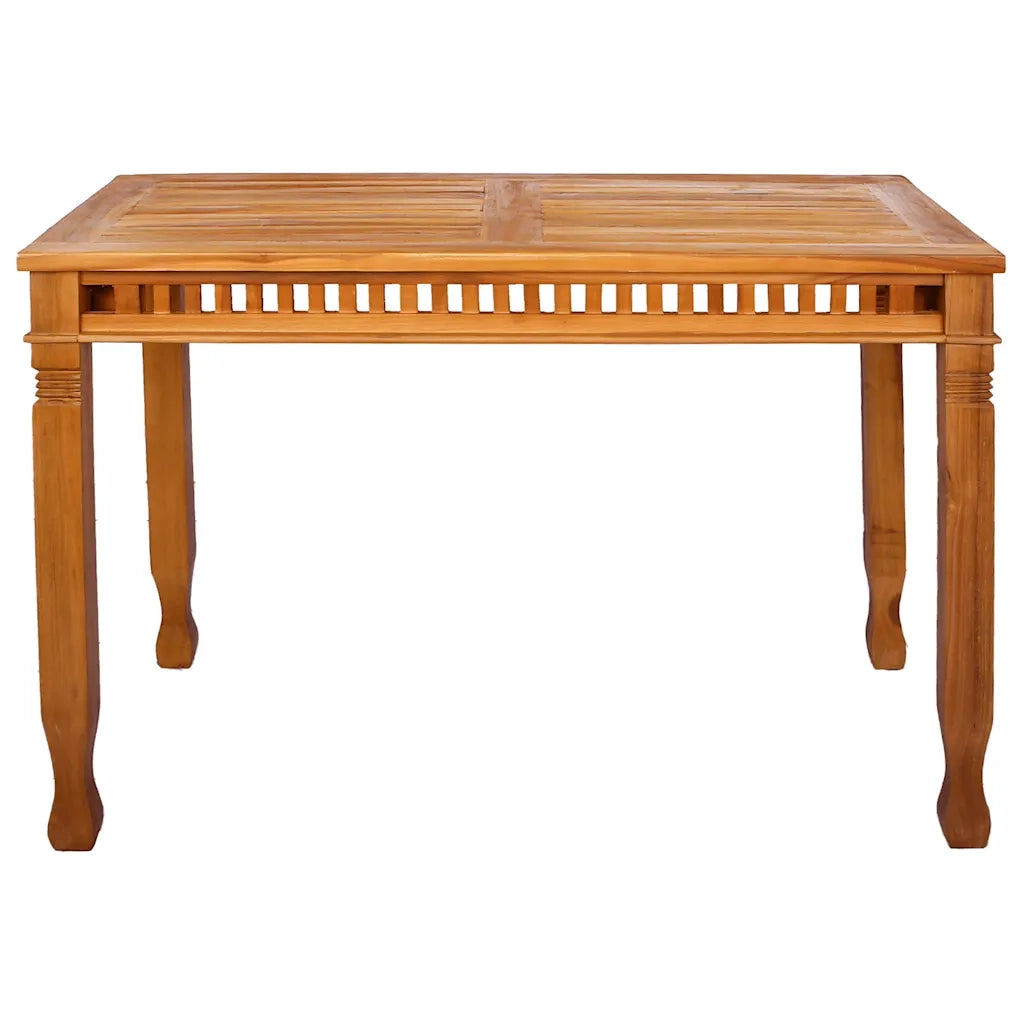 Tavolo da Pranzo per Giardino | Tavolino da esterno 120x65x80 cm in Massello di Teak