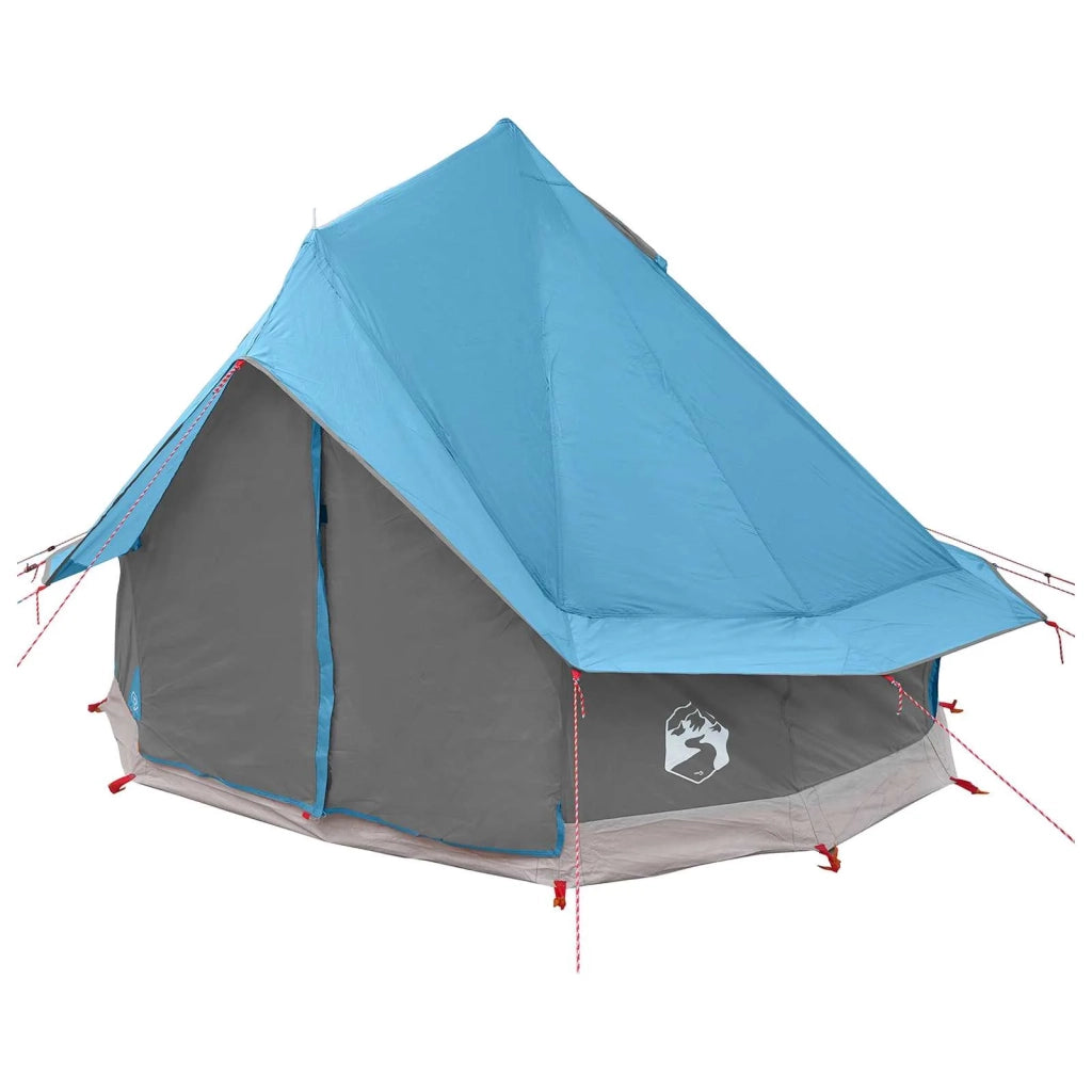 Tenda Tipi con tetto Blu 250 x 250 cm Poliestere e Acciaio 42028720