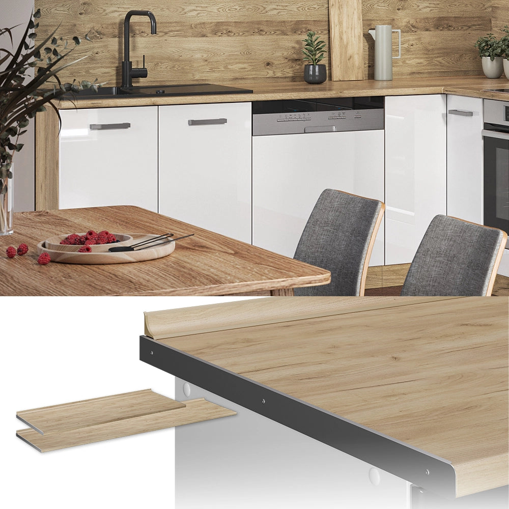 Vicco Top cucina Quercia dorata 160 cm