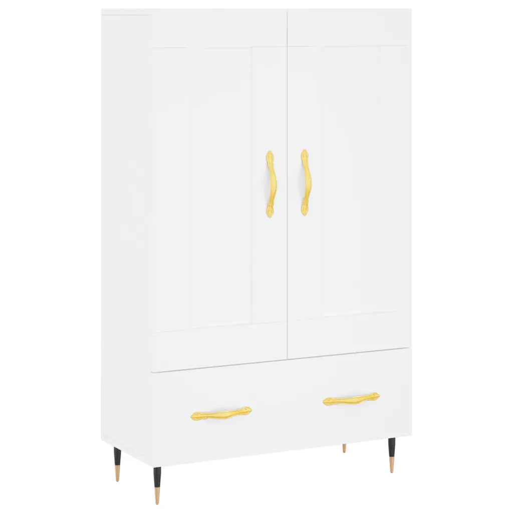 Credenza Bianca 69,5x31x115 cm in Legno Multistratocod mxl 103618