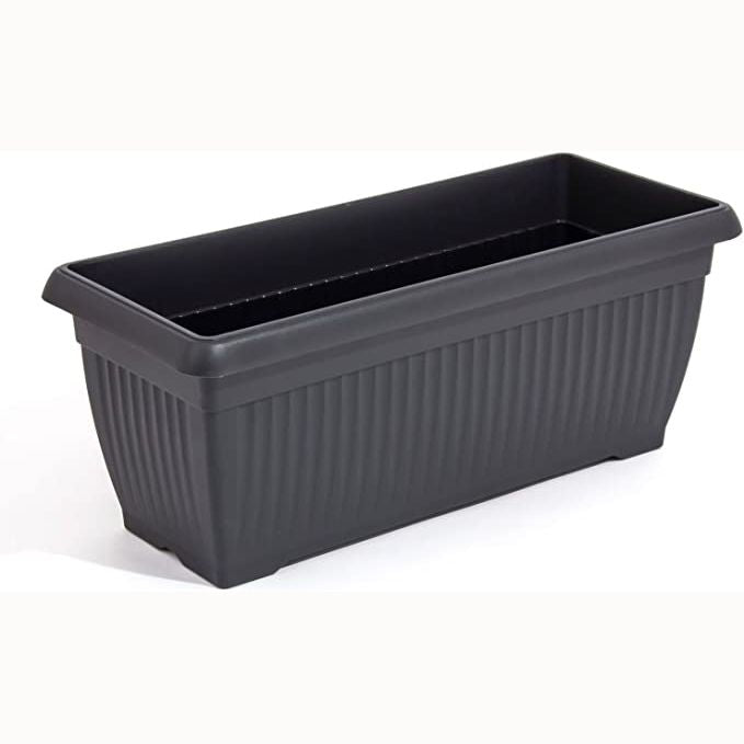 Fioriera similcotto cm 60x32 antracite