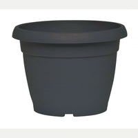 Vaso similcotto spazzolato diametro 25 colore antracite