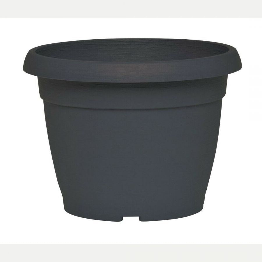 Vaso similcotto spazzolato diametro 25 colore antracite